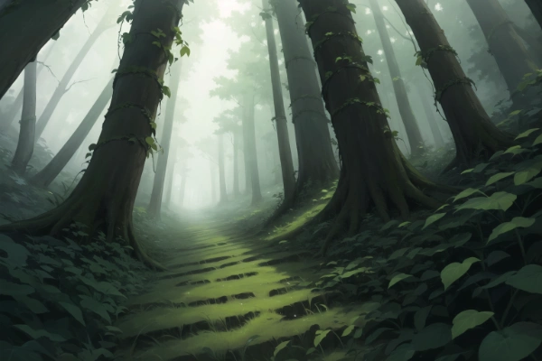 TRPG用背景素材　ディープフォレスト