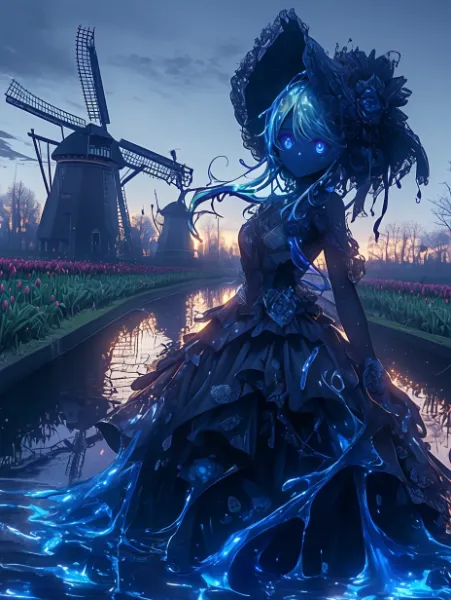 キューケンホフ公園と水精ネッケル