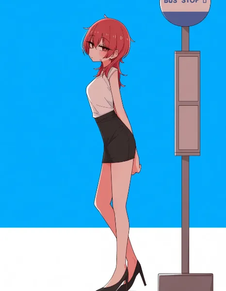 バス待ち
