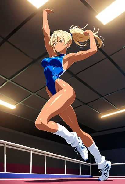 新モデルでレオタード