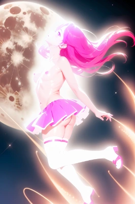 魔法少女変身中