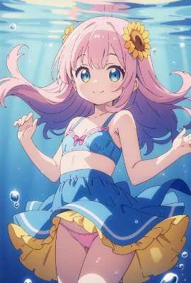水中ひまわり2🌻