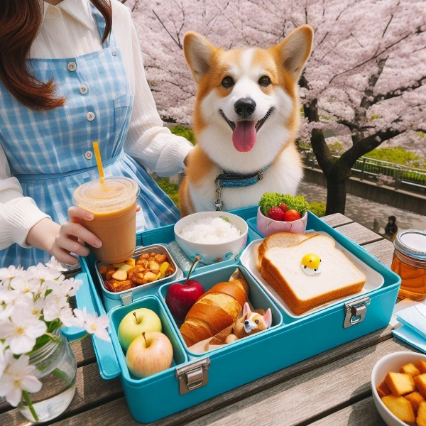 花見弁当にニヤリ