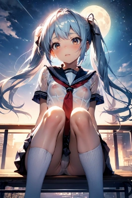 どこ見てるのかな？