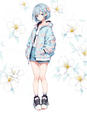 sneakers girl（detailed version）