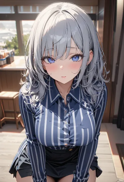 ストライプシャツ