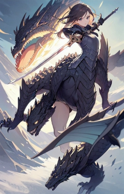 ドラゴンと剣士