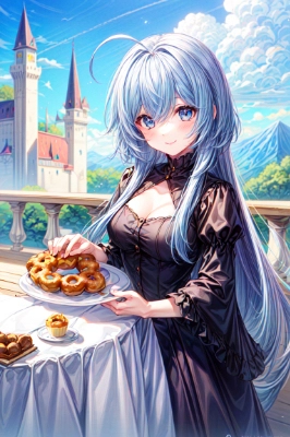 お姫様とドーナツ