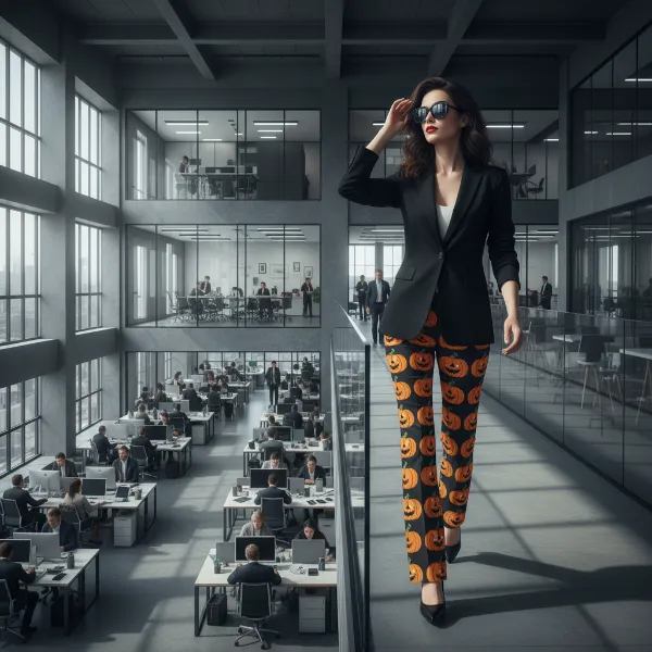 【かぼちゃパンツ】ボトムスが印象的な敏腕女社長