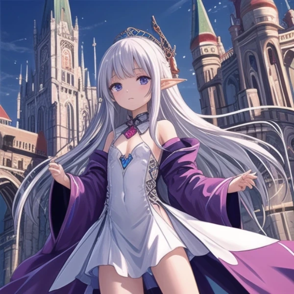 白銀のエルフ姫、古城の秘密を解く