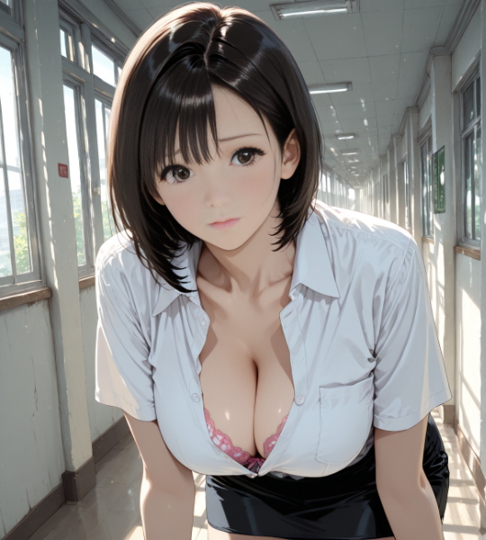 生徒を心配するアニメ先生