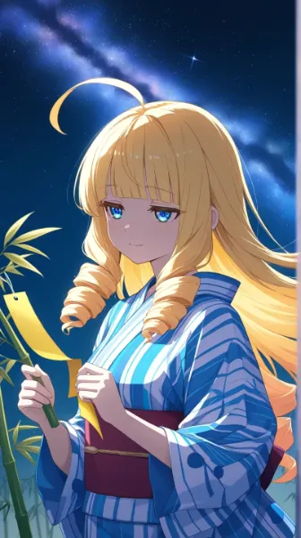 願い事ですわ！