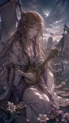黄昏の廃墟に響く鎮魂歌