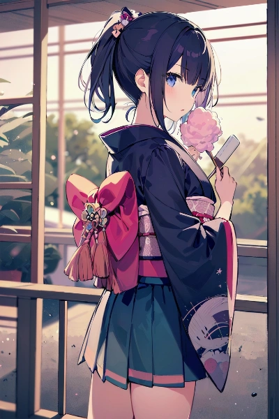 ピンクのわたあめ美味しい