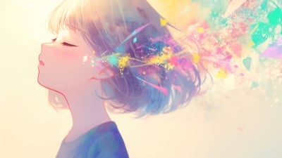 歌う少女