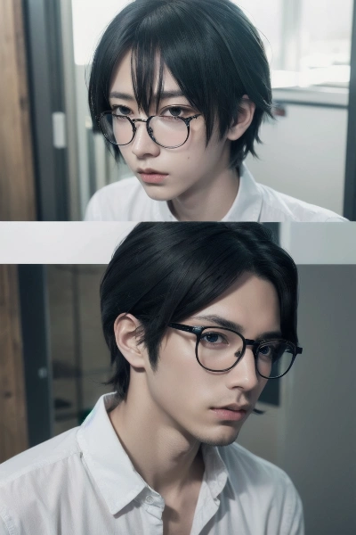 リアル黒髪メガネ男子調べ