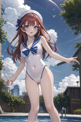 【五等分の花嫁】中野五月　セーラー水着
