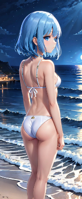 夜の海