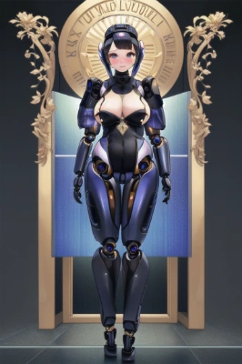 お題「ロボット」　女性型アンドロイド