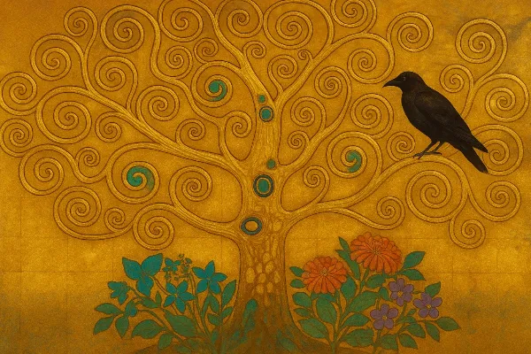 黄金の樹に棲む黒い守護者