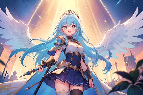 天使のような姫騎士