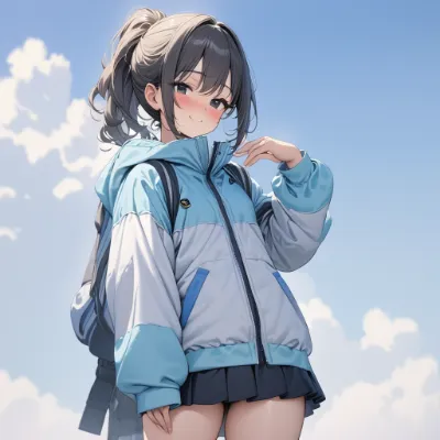 黒髪の女の子54