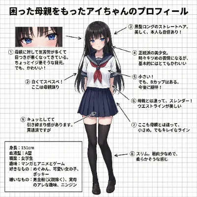daughter & mother 困った母親と生きるアイちゃんのプロフィール