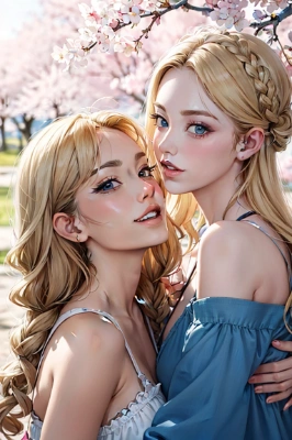 あは、花見だよ。
