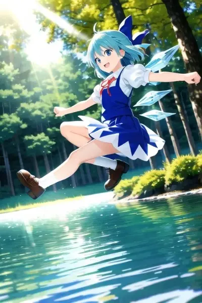 「あたいもジャンプ！」