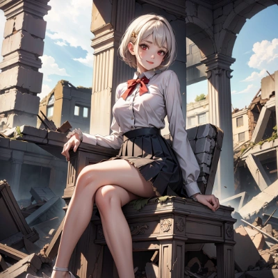 廃墟女子