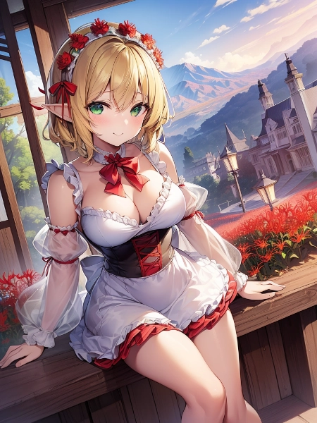 彼岸花とメイドエルフちゃん3