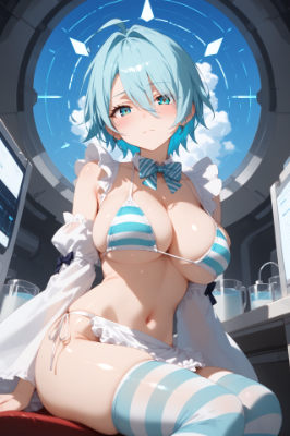 アクアカラーヘアーショートちゃん