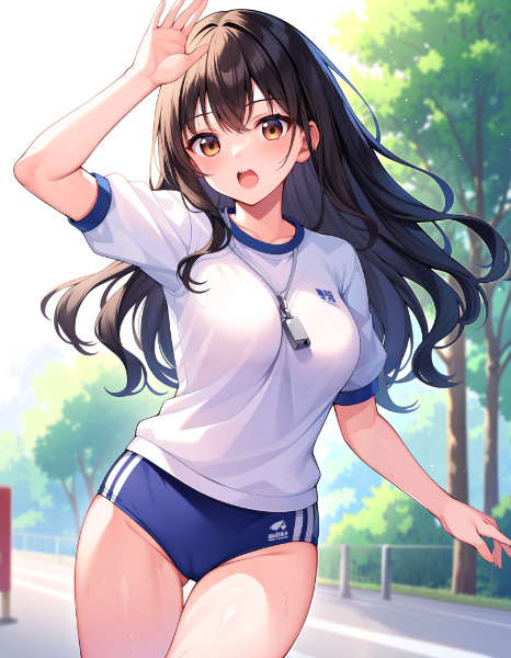 天然先生「体育祭なので昔の運動着で出勤します！」