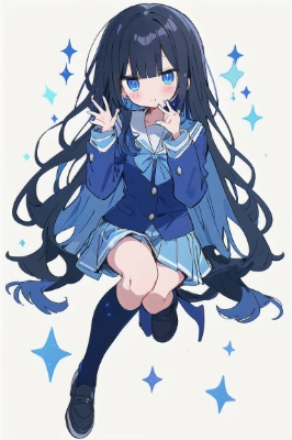 黒髪の少女