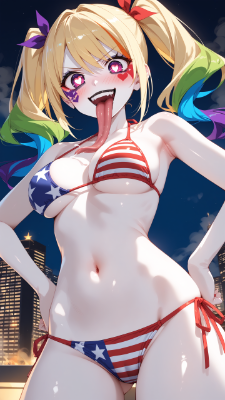 色が過剰になったハーレイ・クインちゃん
