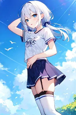 銀髪の女の子