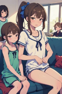 美紀は3姉妹＠大失敗作5連。ちなみに長女大学生、次女が美紀で中3、三女が小6