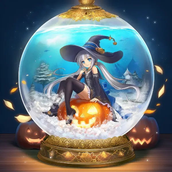ハロウィン　スノーボール
