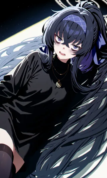 星屑に寄り添う闇の少女