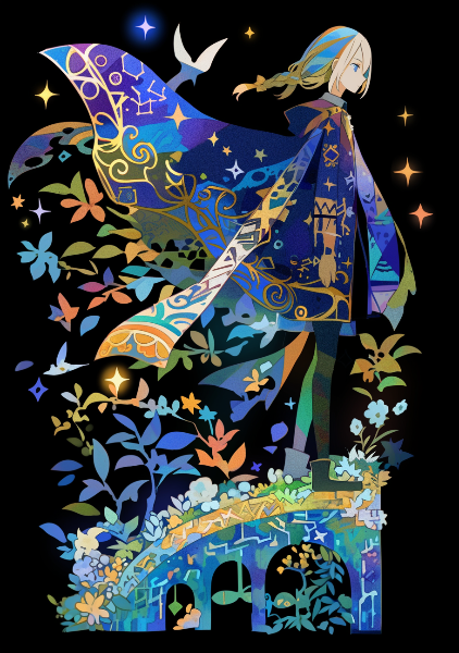 暗闇を彩るゲ－ム模様