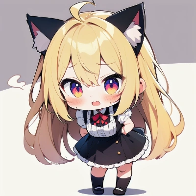メイド服ねこみみデフォルメ