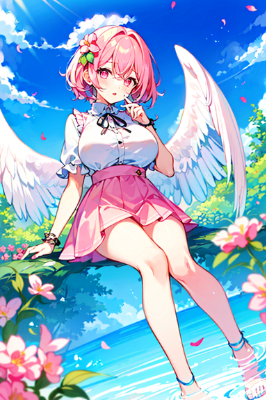 ピンクの天使