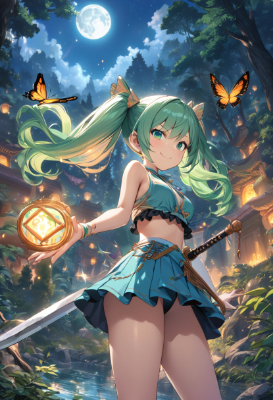魔法と剣の少女