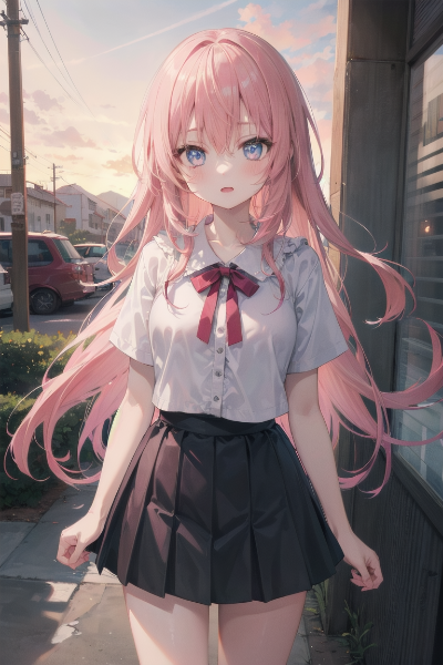 夏の夕暮れ