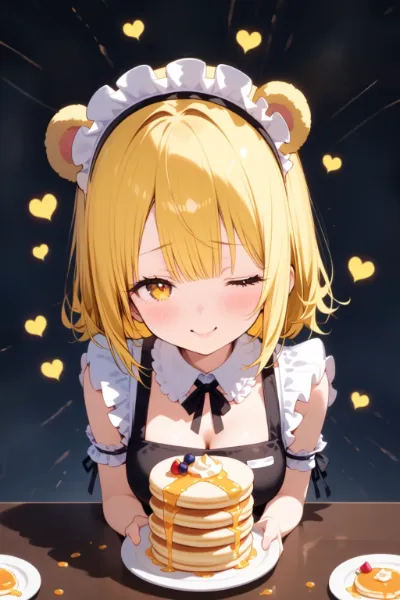 プーちゃんとパンケーキ🧸🥞