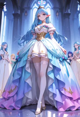 祝祭の気配に触れる薄青の調べ