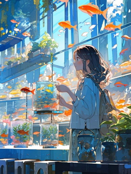 No.694 水族館と女の子