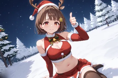 クリスマス　うひちゃん