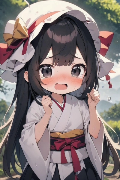 すまん、お絹ちゃん美幼女モードに、フランのかぶりもののせた。趣味だ。言い訳しない。フェチだ。誇らしく思ってます。