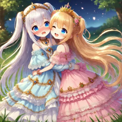 今日の百合イラスト